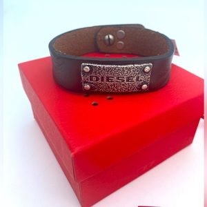Diesel Leather Wrist Band